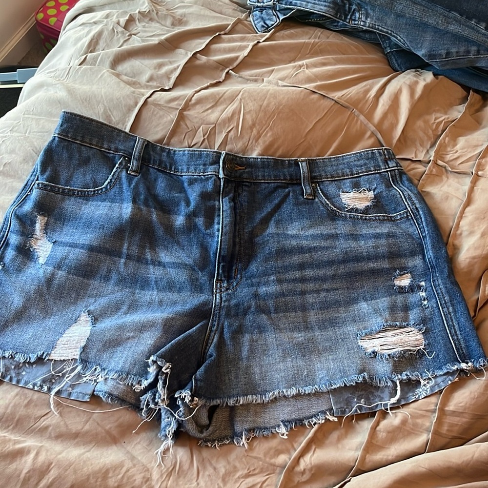 Aerie jean shorts